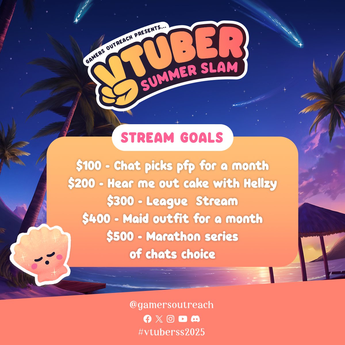 miss_flutterbea's tweet image. June 23rd!!! - We are live for Day One of our Summer Slam Charity Week 💙

Raising funds for @GamersOutreach  to give hospitalized kids access to game consoles to help assist with treatment.

🔗 twitch.tv/miss_flutterbea
         with @its_Hellzy 

[ #VTuberSS2025 | #flutterbea ]