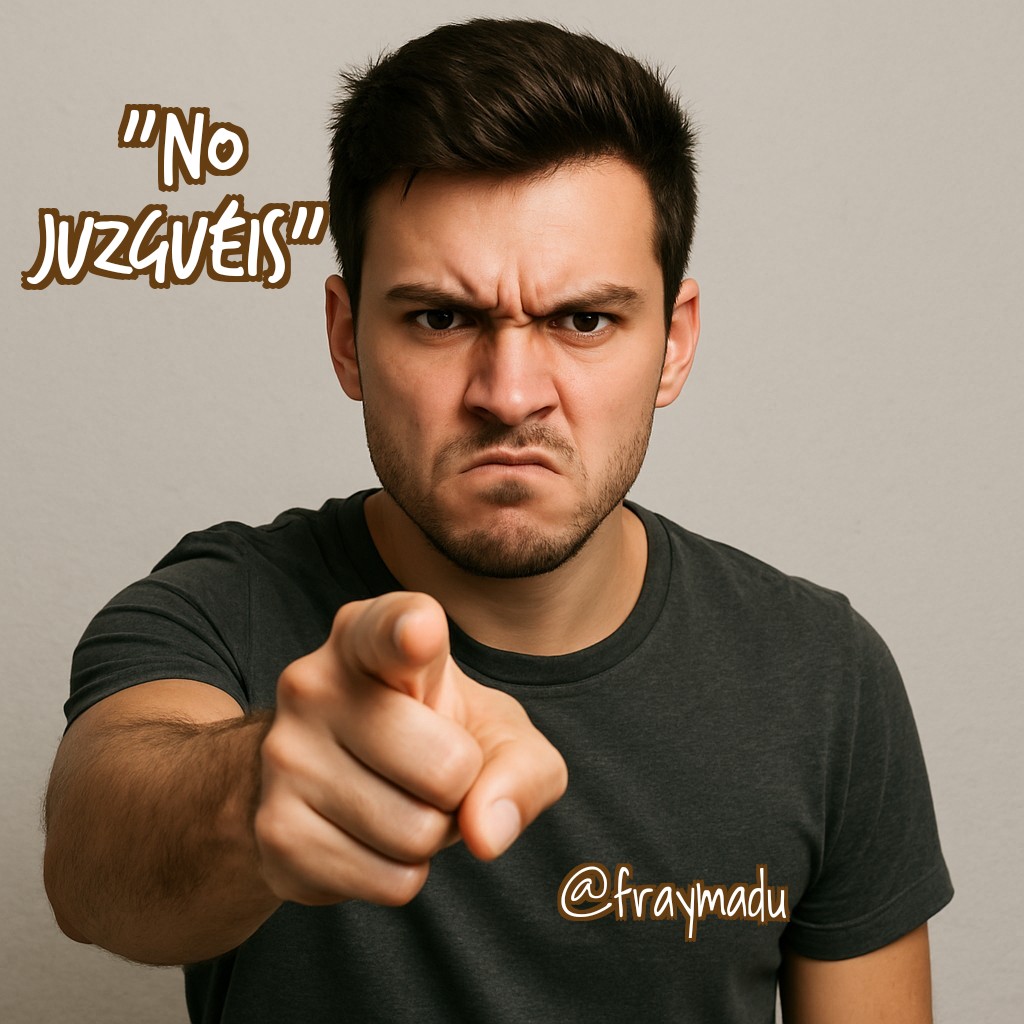 "No juzguéis". ¿Eres de los que creen que para cambiar el mundo primero tienes que cambiar tú? ¿O eres de lo que vas señalando a los demás sus fallos y errores? Si señalas a alguien que sea para decirle que Dios le ama.

#evangelio #franciscanos #juicio #amor #misericordia