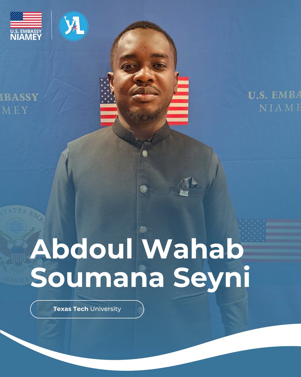 🇺🇸🇳🇪 Meet Abdoul Wahab Soumana Seyni, a dynamic youth leader, social entrepreneur, and digital innovator. He is making waves in Niger with his commitment to empowerment, sustainability, and tech-driven solutions. 🚀🌱

A YALI RLC 2021 alumnus, Wahab holds an Executive MBA in