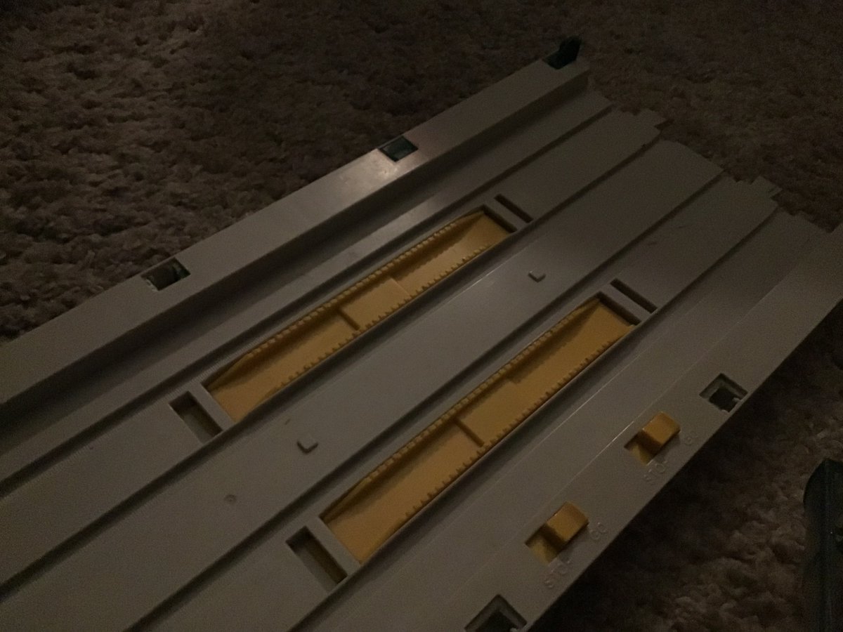 I was up, and… something happened. the 3/4 platform part of my Knadford Station fell off my table and was in pieces. it wasn’t a “I can put back together” thing. it was broken