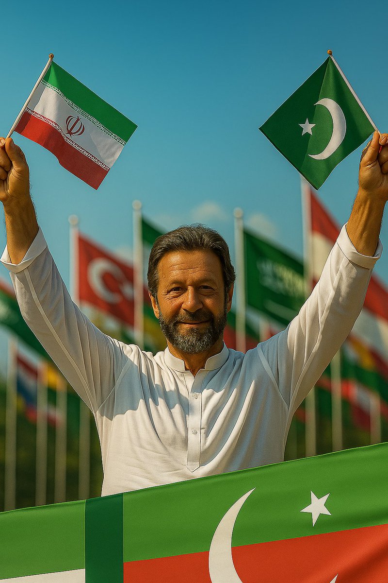 عمران خان فقط رهبر پاکستان نیست، او صدای امت مسلمان است. رهبری شجاع و صادق که برای حق و عدالت ایستاد. امت اسلام با اوست. #رهبر_امت #آزادی_عمران_خان #Iran #Pakistan #America #TerroristIsrael