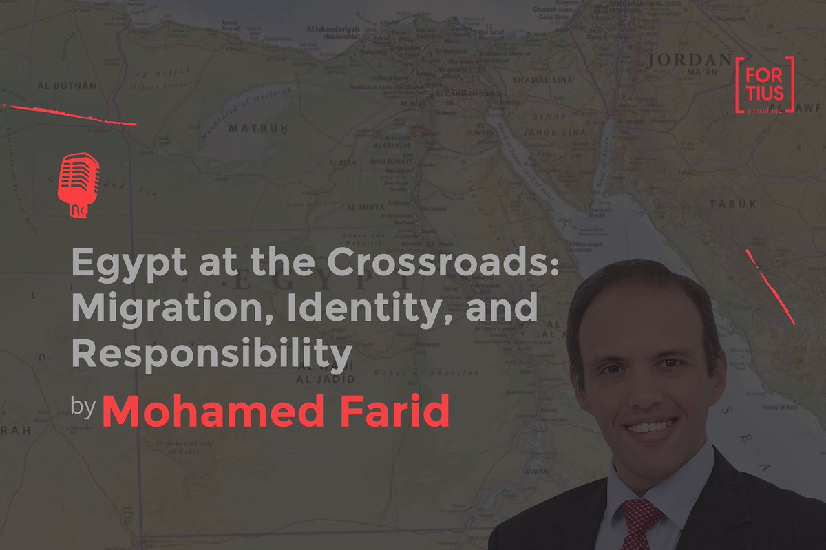 Fortius Consulting (@fortius_c) on Twitter photo 📣 Migration is part of our identity: Senator Mohamed Farid speaks with <a href="/irunearino/">Irune Ariño</a> about Egypt’s migration legacy, hosting 9 million migrants, and cooperation with the EU
📽️ Listen to the full interview: youtu.be/wJkbUgTz1Qo 📣 Migration is part of our identity: Senator Mohamed Farid speaks with <a href="/irunearino/">Irune Ariño</a> about Egypt’s migration legacy, hosting 9 million migrants, and cooperation with the EU
📽️ Listen to the full interview: youtu.be/wJkbUgTz1Qo