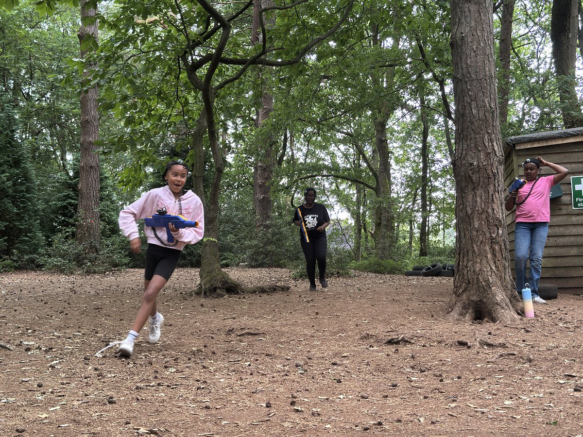 ApplegarthAc's tweet photo. Some more laser tag - better not slow down, blue vs red… game on! #runrunrun #competitivegames @thesteptrust https://t.co/7ZPDEnBavZ