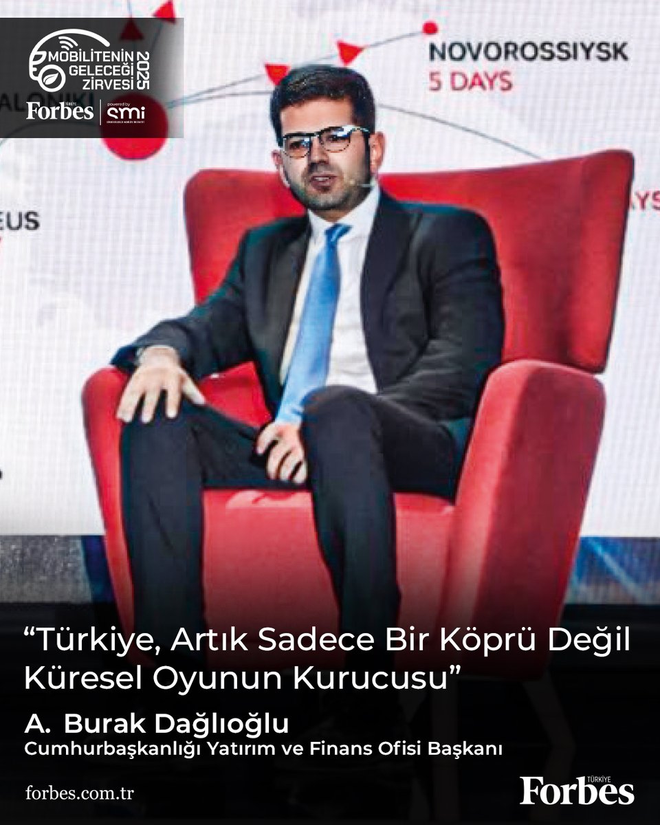 Dr. Ecmel Ayral moderatörlüğünde gerçekleşen “Değişen Ticaret Rotalarında Türkiye’nin Konumu” panelinde, T.C. Cumhurbaşkanlığı Yatırım ve Finans Ofisi Başkanı Burak Dağlıoğlu, Türkiye’nin karar verici ve yön belirleyici bir ‘hub’ olduğunu vurguladı. Yeşil dönüşümden nitelikli