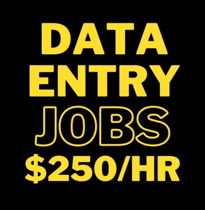 50 websites that pay $250/ hr for data entry jobs

Here's a list of 50 websites that pay $250/ hr for data entry jobs. All you need is a smartphone or laptop and internet access.

Get it for FREE:
→ Follow me
→ Like and retweet
→ Reply with "send"
