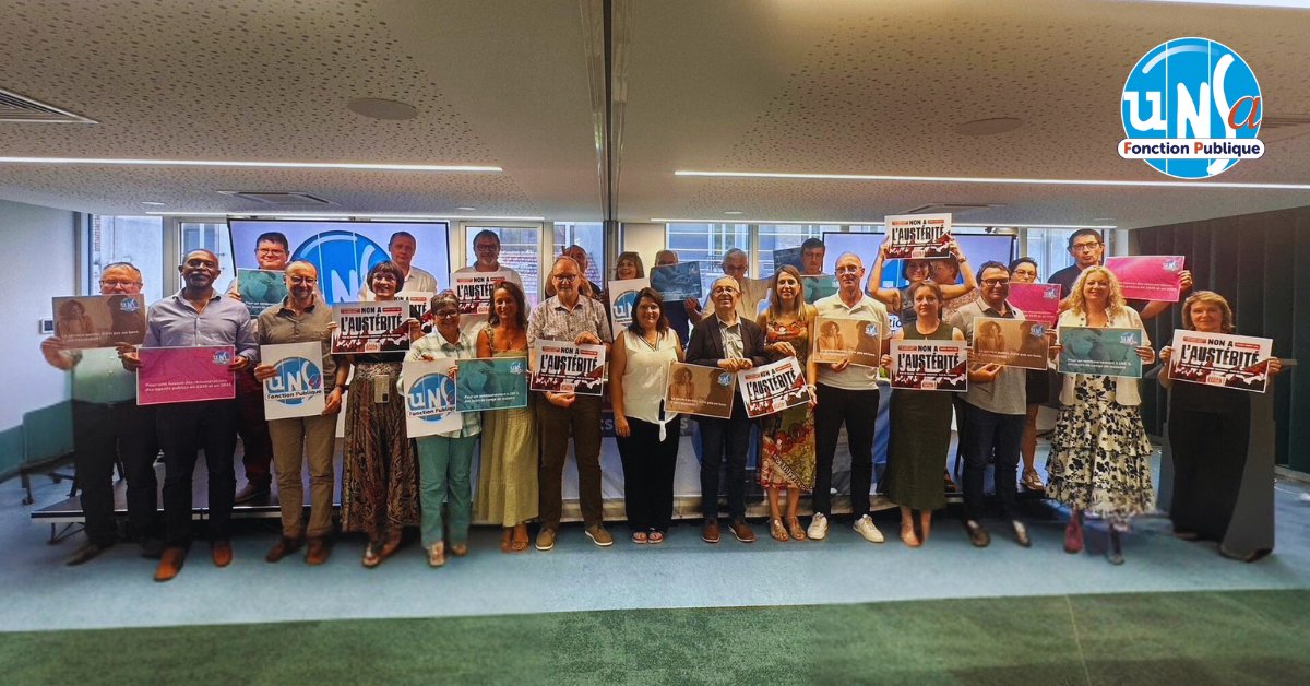 📢 Journée Internationale de la Fonction Publique. Le Conseil National de l'UNSA FP mobilisé !

Parce que les agents de la fonction publique méritent :
 💶 Une augmentation des rémunérations
 🤝 De meilleures conditions de travail
 👥 De renforcer les services publics
#JIFP2025