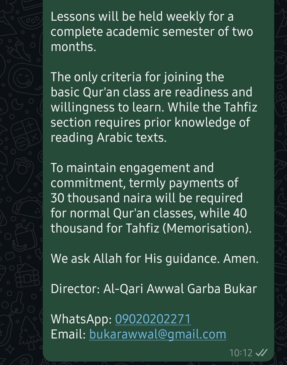 REGISTRATIONS ARE OPEN

There are very limited slots as the process of memorization of the Holy Qur'an demands. Read the images below for details.

Hurry and learn from certified reciters of the Qur'an.