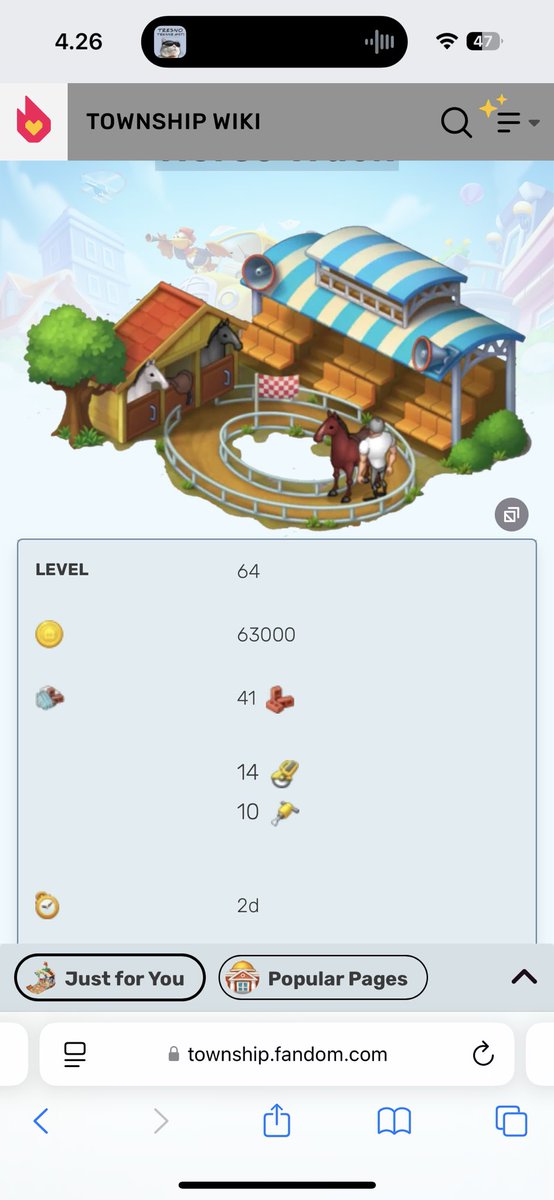 claudyawest's tweet image. Caraku menghindari bangunan mangkrak di township. Pas udah setengah level, aku liat next level aku bs bangun apa. Trus aku googling dia butuh apa aja terus aku tuker tools nya pelan2 biar barn nya ga penuh sama materials juga.