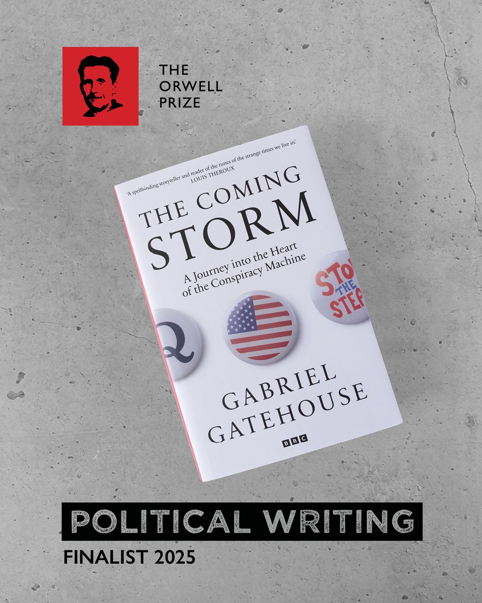 The Orwell Prize (@theorwellprize) on Twitter photo "Technology will fundamentally change our society."
<a href="/ggatehouse/">Gabriel Gatehouse</a>'s reading list, sparked by his Orwell Prize-shortlisted investigation The Coming Storm, is an essential guide to the forces shaping our world - and the power of a good yarn...
📚 Browse on <a href="/bookshop_org_UK/">Bookshop.org</a> ⏬ "Technology will fundamentally change our society."
<a href="/ggatehouse/">Gabriel Gatehouse</a>'s reading list, sparked by his Orwell Prize-shortlisted investigation The Coming Storm, is an essential guide to the forces shaping our world - and the power of a good yarn...
📚 Browse on <a href="/bookshop_org_UK/">Bookshop.org</a> ⏬