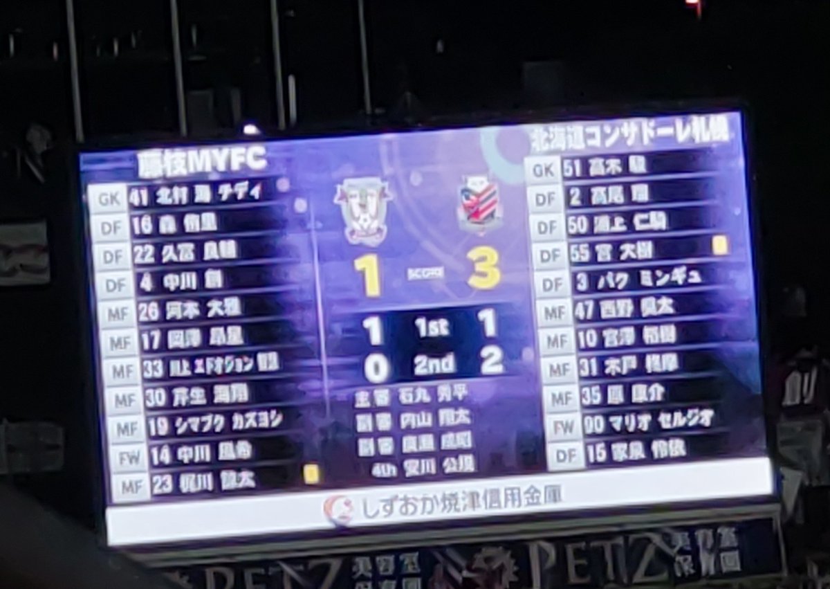 kyuji07's tweet photo. 久しぶりに藤枝⚽、名古屋⚾のスポーツ観戦の遠征だったけど1勝は見られて良かった✨ https://t.co/tiny1oOS2D
