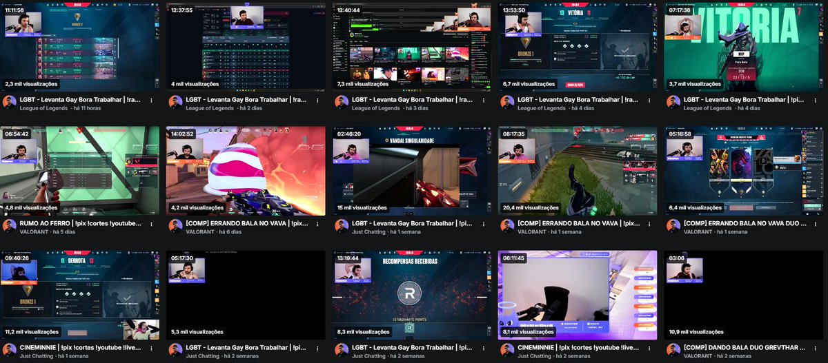 Pelas minhas contas fizemos aproximadamente 130 horas de live + nesses últimos 14 dias. 

hoje (segunda) é folguinha mas na <a href="/KickStreaming/">Kick</a> tá todos os vods dessa nossa aventura no valorant.

juízo sem mim ein chat e até amanhã 😘