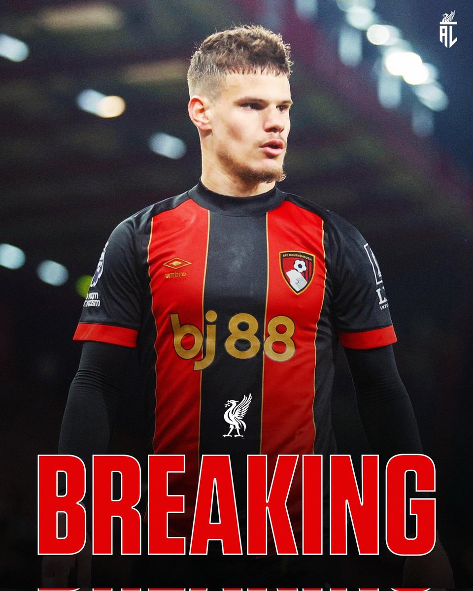 Anything Liverpool (@anythinglfc_) on Twitter photo 🚨 𝑩𝑹𝑬𝑨𝑲𝑰𝑵𝑮 𝑵𝑬𝑾𝑺: Milos Kerkez set to fly into UK from Belgrade & undergo medical today ahead of completing transfer from Bournemouth to Liverpool. (<a href="/David_Ornstein/">David Ornstein</a>) 🚨 𝑩𝑹𝑬𝑨𝑲𝑰𝑵𝑮 𝑵𝑬𝑾𝑺: Milos Kerkez set to fly into UK from Belgrade & undergo medical today ahead of completing transfer from Bournemouth to Liverpool. (<a href="/David_Ornstein/">David Ornstein</a>)