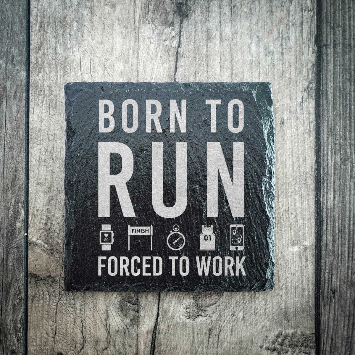 Born to run... forced to work 🏃‍♀️☕
Laser engraved slate coaster for runners who’d rather be running than in the office.
elliebeanprints.co.uk/products/born-…

#RunningGift #BornToRun #RunnerLife #SlateCoaster #UKMakers #RunningHumour #GiftForRunners #EllieBeanPrints