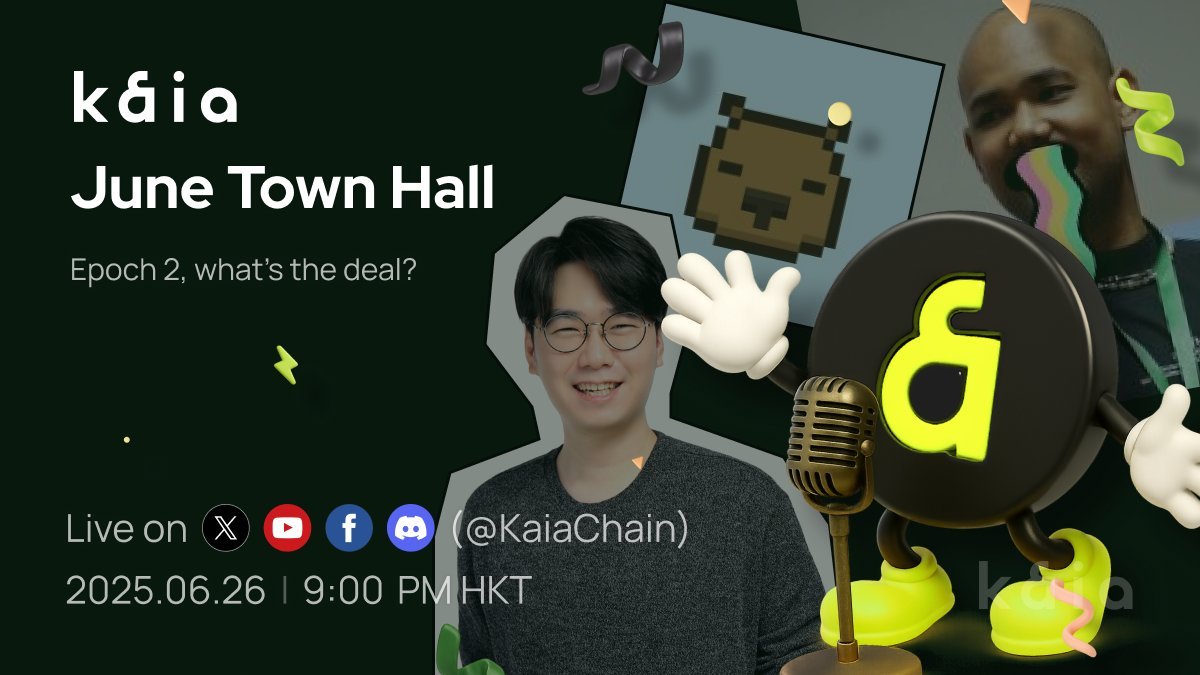 Kaia Korea ๐ฐ๐ท (@kaiachain_kr) on Twitter photo ๐6์ Kaia ์ปค๋ฎค๋ํฐ ํ์ดํ ์๋ด
์ด๋ฒ ํ์ดํ์์๋ ํ๋ก์ ํธ ๋น๋๋ค๊ณผ ํจ๊ป Kaia Portal Epoch2์ ์ฃผ์ ๋ฏธ์
๊ณผ ํต์ฌ ์์๋ค์ ์์๋ณด๊ณ ํ๋ก์ ํธ ์คํ Q&A๋ฑ์ ์ค์ฌ์ผ๋ก ๋ค๋ฃฐ ์์ ์
๋๋ค. ๋ง์ ๊ด์ฌ๊ณผ ์ฐธ์ฌ ๋ถํ๋๋ฆฝ๋๋ค : )
๐์ผ์ : 6์ 20์ผ (๋ชฉ์์ผ) ์คํ 10์
๐์ฅ์: X(Space) Live ๐6์ Kaia ์ปค๋ฎค๋ํฐ ํ์ดํ ์๋ด
์ด๋ฒ ํ์ดํ์์๋ ํ๋ก์ ํธ ๋น๋๋ค๊ณผ ํจ๊ป Kaia Portal Epoch2์ ์ฃผ์ ๋ฏธ์
๊ณผ ํต์ฌ ์์๋ค์ ์์๋ณด๊ณ ํ๋ก์ ํธ ์คํ Q&A๋ฑ์ ์ค์ฌ์ผ๋ก ๋ค๋ฃฐ ์์ ์
๋๋ค. ๋ง์ ๊ด์ฌ๊ณผ ์ฐธ์ฌ ๋ถํ๋๋ฆฝ๋๋ค : )
๐์ผ์ : 6์ 20์ผ (๋ชฉ์์ผ) ์คํ 10์
๐์ฅ์: X(Space) Live