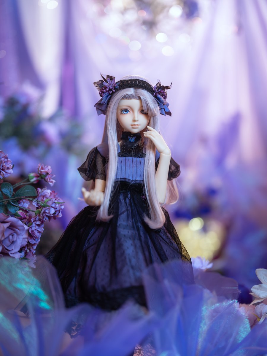 wahiwahin's tweet photo. 紫蝶の世界で
doll SD-F-43
@volks_doll
dress
@dmothergoose
studio
@hananosumika_
D.MotherGoose様のirisアイリスのドレス+
ハナノスミカ様のスタジオセット=大満足😊
#ボークス #ドール #スーパードルフィー #ハナノスミカ #うちのこかわいい #フルチョ #sd_f_43 https://t.co/8b2KeW1qFQ