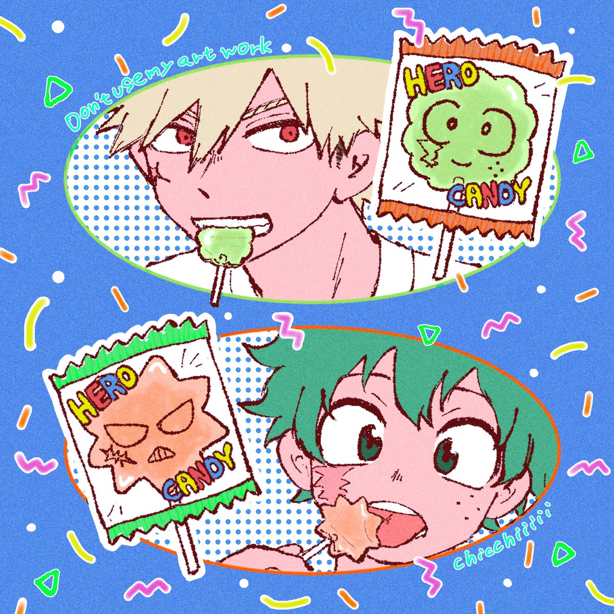 🍭🧡💚