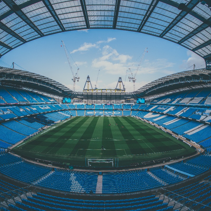 ManCity's tweet photo. As a result of the Etihad Stadium's expansion, we are updating the titles of our current level, block, and row numbers to be in line with the latest health and safety guidance. 

More information here ⤵️