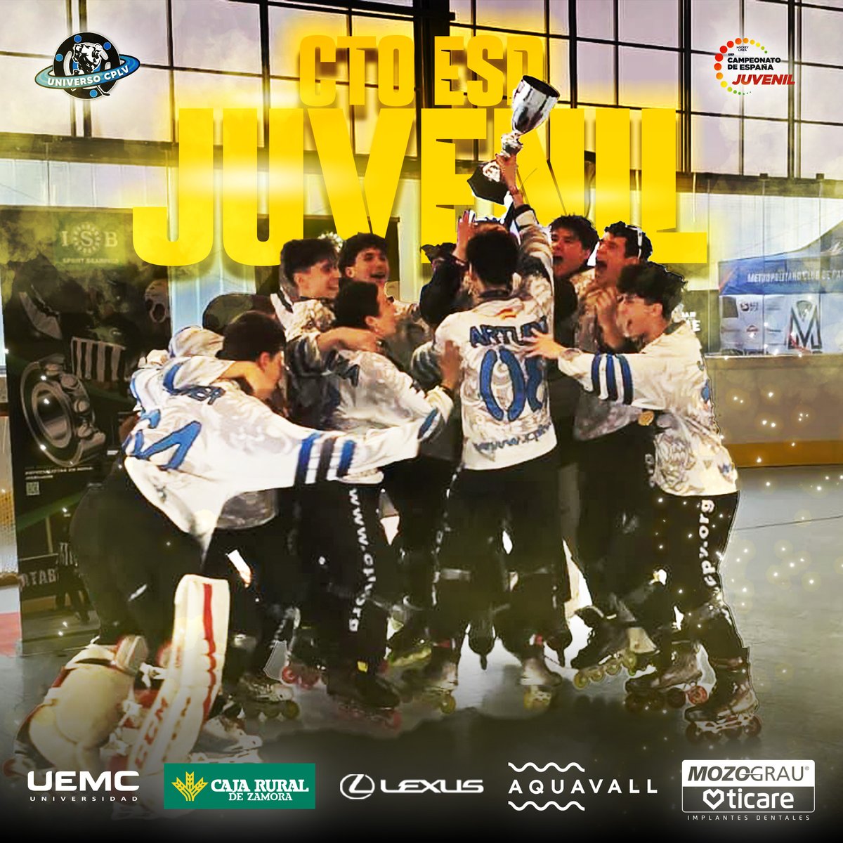 🏆 ¡¡JUVENILES CAMPEONES!!
-----------------------------------
🔥 El conjunto del #juvenil se alza con la copa de campeones del CTO de España Juvenil 2025

👣 Con este titulo el CPLV consigue su segunda medalla de oro en esta temporada de CTOS de España

☠️ ¡A MUERTE, CPLV! 💪🔥