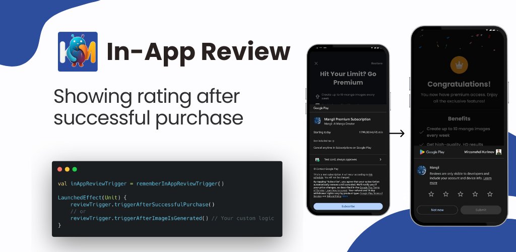 kappmaker's tweet photo. 3) To help boost app ratings and  visibility, in-app reviews are now automatically triggered after a  successful purchase. This is based on the insight that paying users are  more likely to leave positive reviews at that moment. https://t.co/s1zLUf7spN