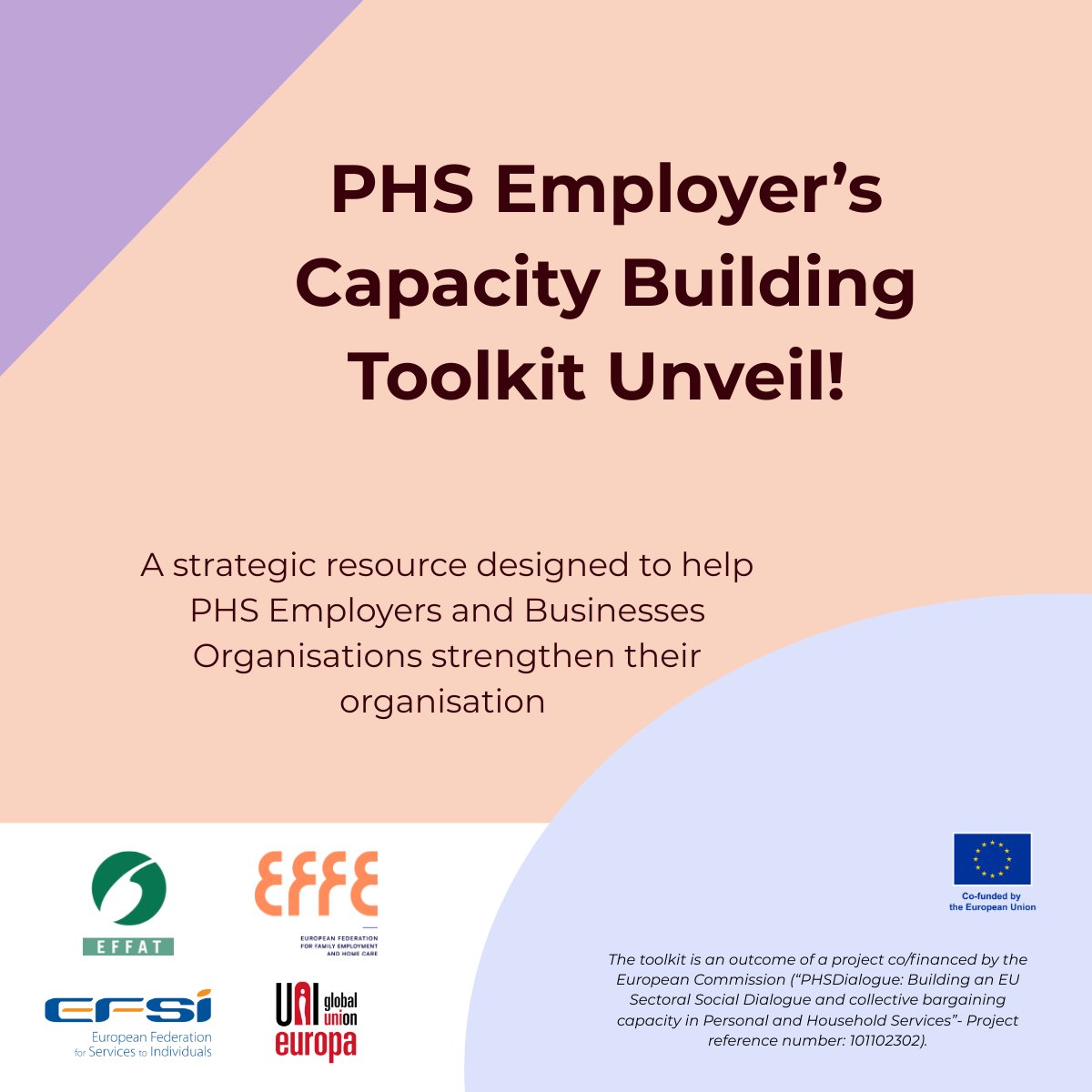✨Publication Alert: Discover our Capacity Building Toolkit!

Designed with <a href="/EFSI_EU/">EFSI</a> to help PHS Employers and Businesses Organisations strengthen their capacity within the sector 🔗effe-homecare.eu/en/publication…

Currently in EN, more languages coming

#PHSDialogue #SocialDialogue #PHS