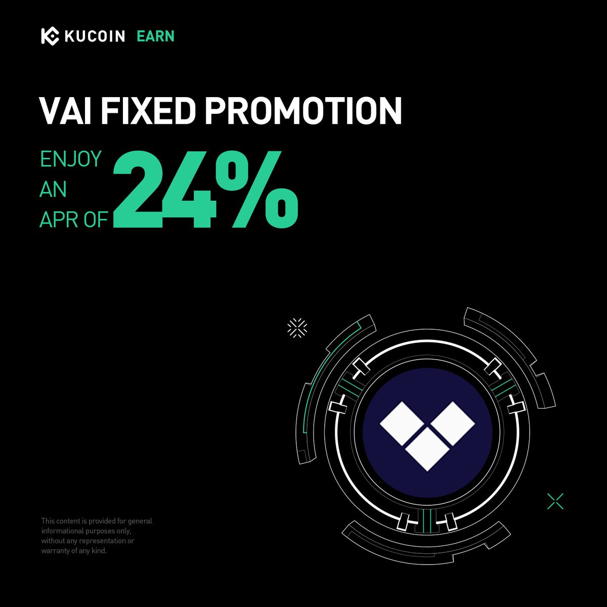 💰<a href="/VAIOT_LTD/">VAIOT</a> $VAI Fixed Promotion, Enjoy an APR of 24%!

⏰Activity Starts: 10:00:00 on June 23, 2025 (UTC)

Details: kucoin.com/announcement/e…