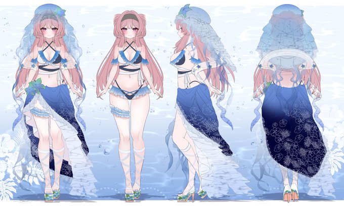 こちらデザインさせて頂きました🪼

海の中にいるような、
綺麗で可憐な衣装となります🏖🐠✨️

当日は私もキャストしてる…はず! 