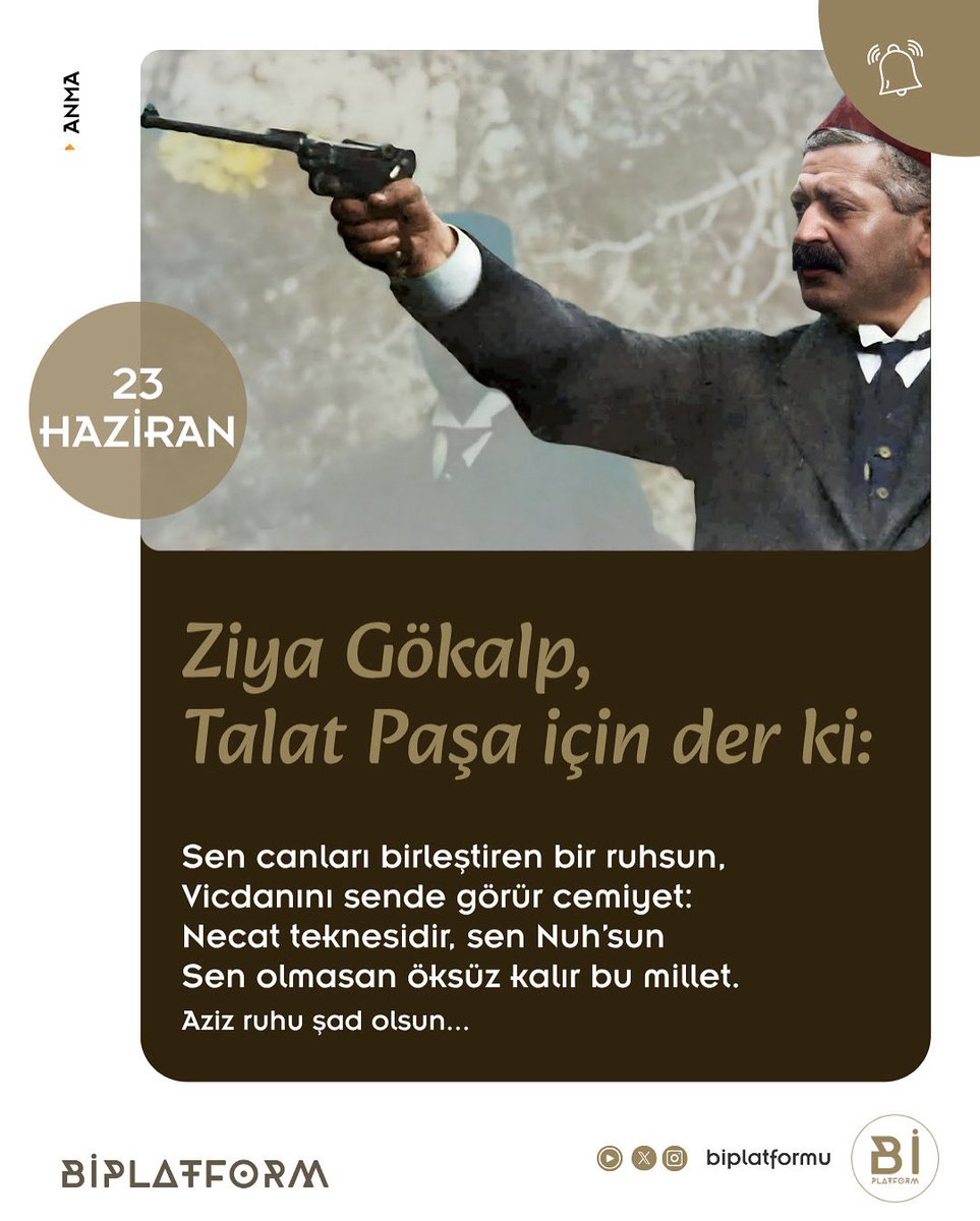 biplatformu's tweet photo. “Neymiş sana heykel, neymiş sana türbe?
Arkanda kalan tertemiz ismin yetişir be!”
#biplatform #talatpaşa https://t.co/LKNsCsuvLF