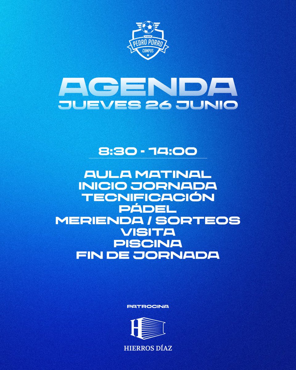 ➡️ ¡Recta final activada!

Hoy vivimos uno de los días más intensos del campus: competiciones, visitas especiales y momentos únicos 🔥

🙌 ¡Qué semana más increíble estamos viviendo!