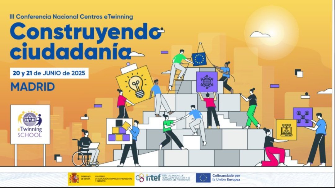 institutdeponts's tweet photo. L'Institut de Ponts va ser present a la lII Conferència Anual de Centres eTwinning a Madrid.
Un esdeveniment que reconeix la tasca educativa del nostre Institut.
Continuem apostant per una educació connectada i col·laborativa!
@eTwinning_es #eTwSchool #eTwSchool_IIIConf_Nac_2025 https://t.co/tA8O28l7Hu