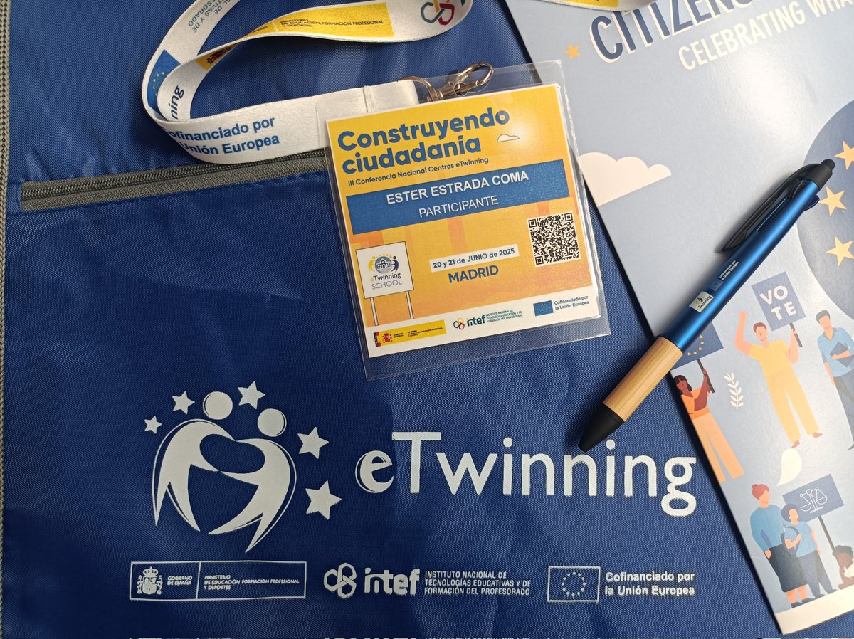 institutdeponts's tweet photo. L'Institut de Ponts va ser present a la lII Conferència Anual de Centres eTwinning a Madrid.
Un esdeveniment que reconeix la tasca educativa del nostre Institut.
Continuem apostant per una educació connectada i col·laborativa!
@eTwinning_es #eTwSchool #eTwSchool_IIIConf_Nac_2025 https://t.co/tA8O28l7Hu