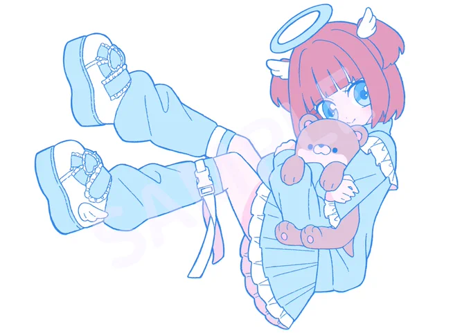 【WORK】 TikTokで活躍されている 縫様のグッズ用イラストを 描かせていただきました! TikTok(nuida4_hbd0612)▼