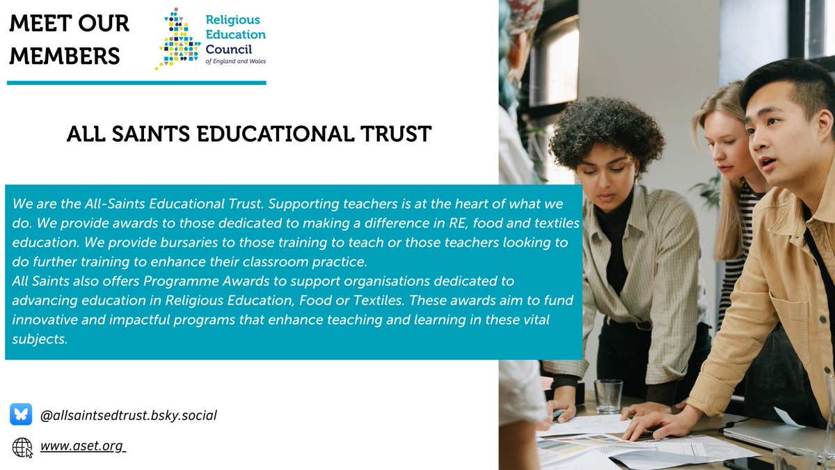 The REC has a membership of around sixty organisations. Together they reflect a national collaborative network comprising different professional interests and religious and non-religious worldviews. 

Learn more about one of our members, All Saints Educational Trust, below⬇️
