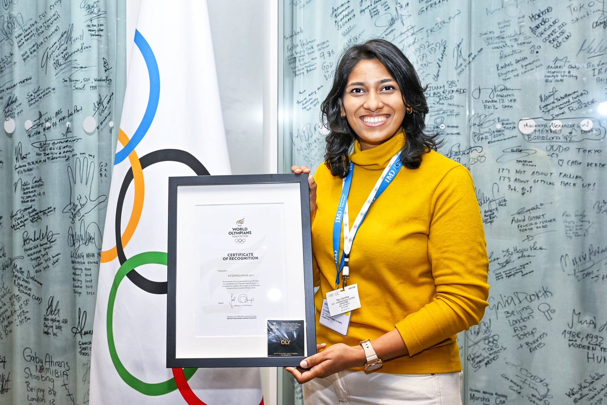 AyonikaPaul's tweet photo. The Olympic spirit lives in every heartbeat that dares to dream, to persevere, and to rise again. As an Olympian, I carry not just my nation’s hopes; but the legacy of unity, peace, and relentless passion. Happy Olympic Day!
🇮🇳💪🏽 #OlympicDay #StrongerTogether #OlympianForLife https://t.co/NPPKKZzk9B