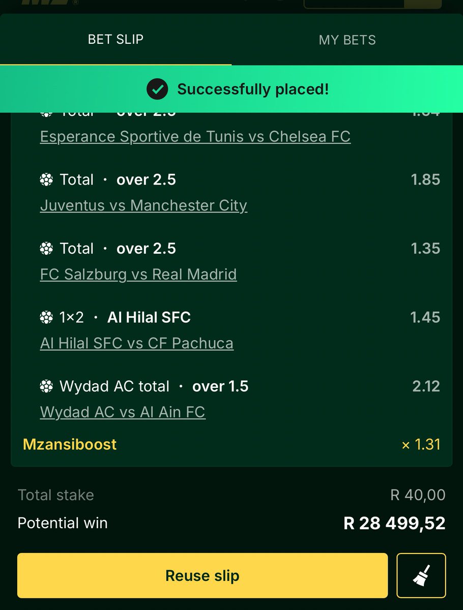 venda_guy2's tweet photo. R28k boom 💰💰🕯️🕯️🕯️

Betting code: SJ3MSXBG

If you don’t have mzansibet 👇👇

Link to register: https://t.co/49ceTnDQF5

Retweet for others! https://t.co/gjBBll62Fw