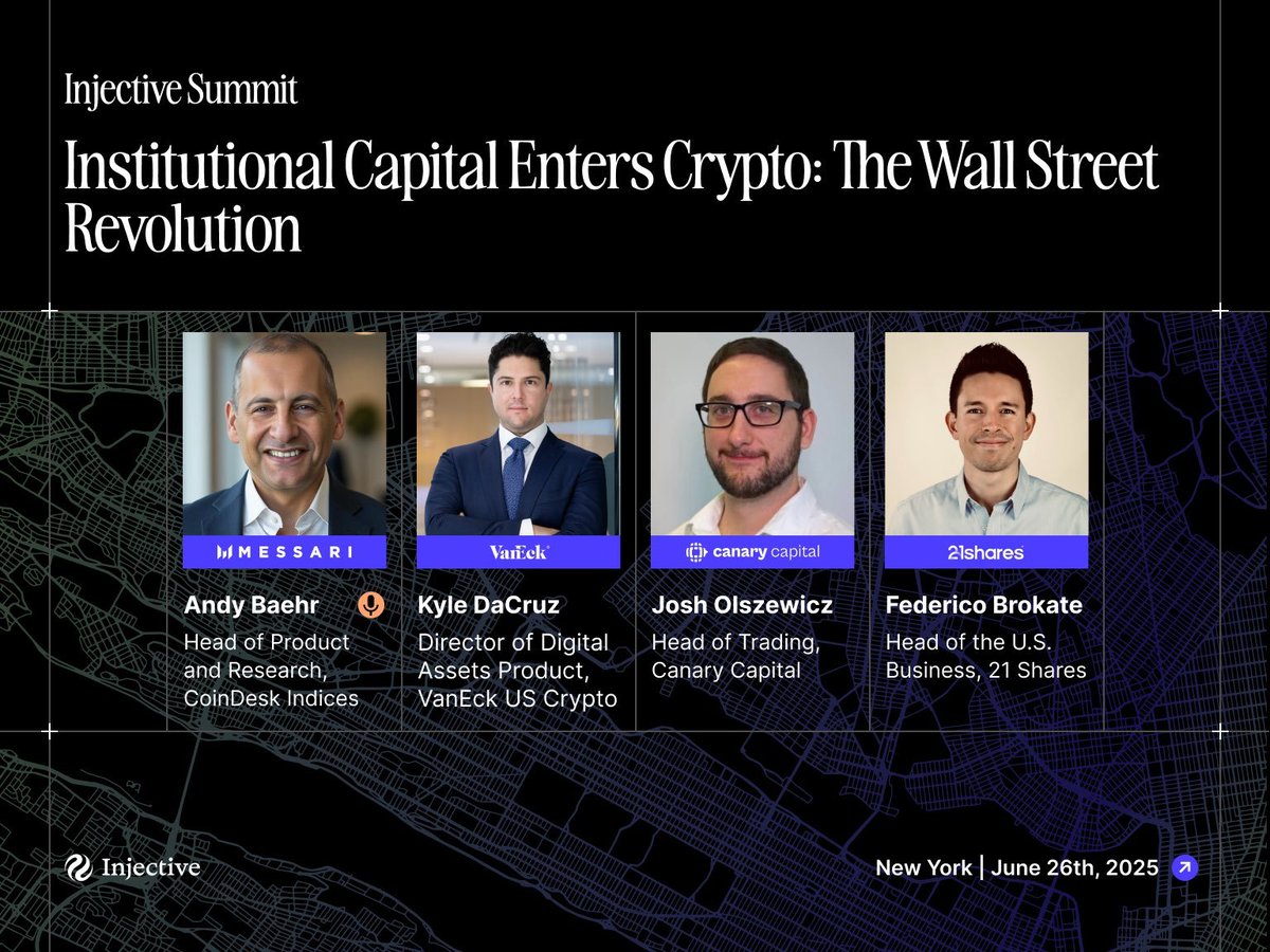 CryptoBusy (@cryptobusy) on Twitter photo TAKE NOTE:
One of the biggest events this week for the altcoin market: <a href="/injective/">Injective 🗽 NYC Summit - June 26th</a> summit! 🥷 TAKE NOTE:
One of the biggest events this week for the altcoin market: <a href="/injective/">Injective 🗽 NYC Summit - June 26th</a> summit! 🥷