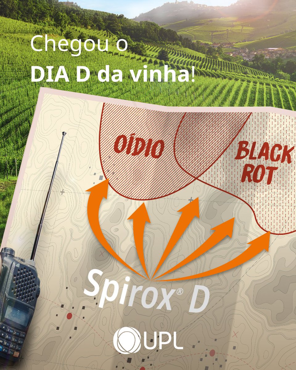 UPLpt's tweet photo. 🍇Spirox®  D é altamente eficaz no controlo de oídio e black rot da videira. 
 🍷Sem efeitos na vinificação, nem nas características organoléticas do vinho. 
🐞Respeita a fauna auxiliar da videira e apresenta baixa toxicidade para as abelhas. 
👉https://t.co/bchKh8njIE https://t.co/4IB686GBFj