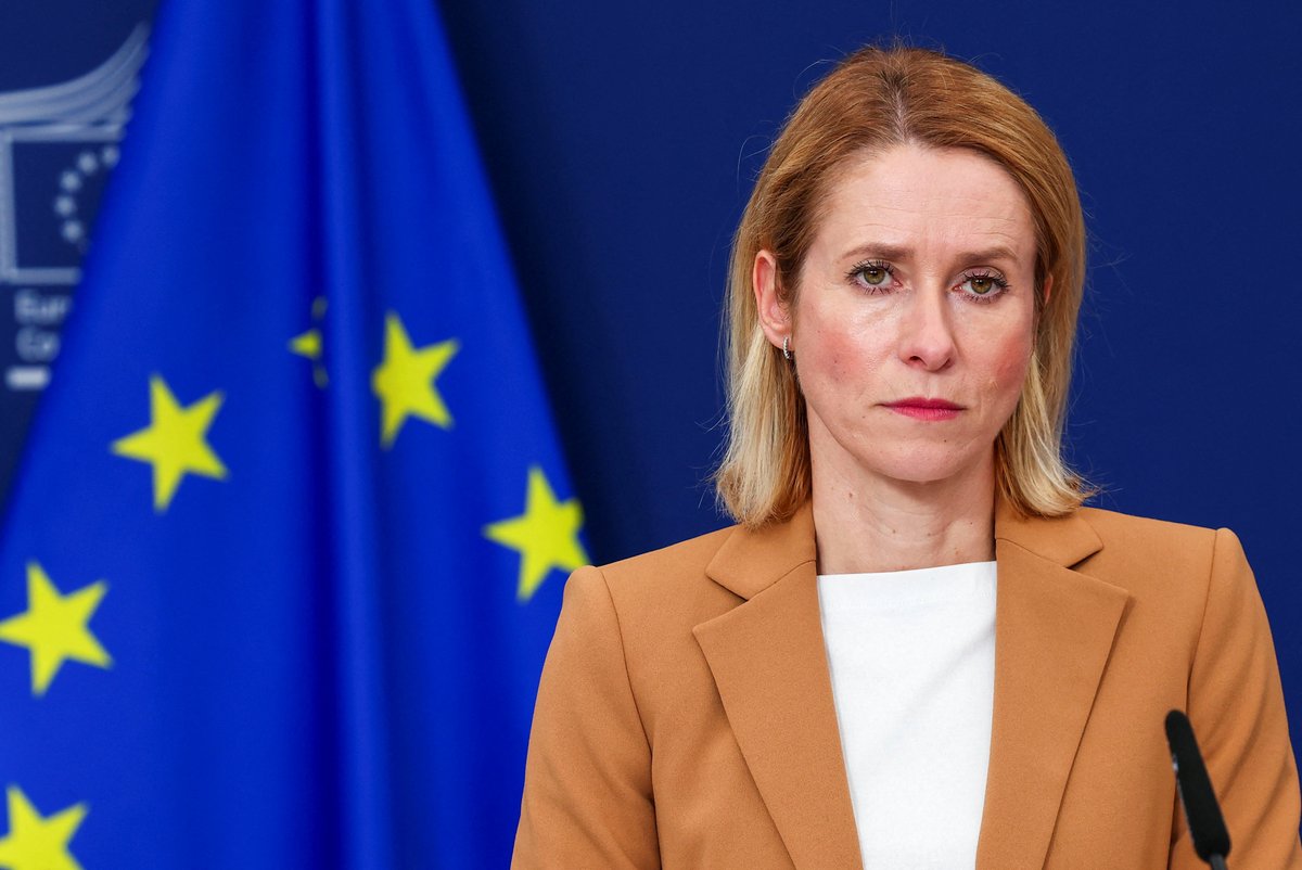 AJEnglish's tweet photo. The EU’s foreign policy chief Kaja Kallas says any move by Iran to shut off the Strait of Hormuz, which 20% of global oil and gas demand flows through, would “not be good for anybody”.

🔴 LIVE updates: https://t.co/emtsisgOi3 https://t.co/8BKbFdvHnE
