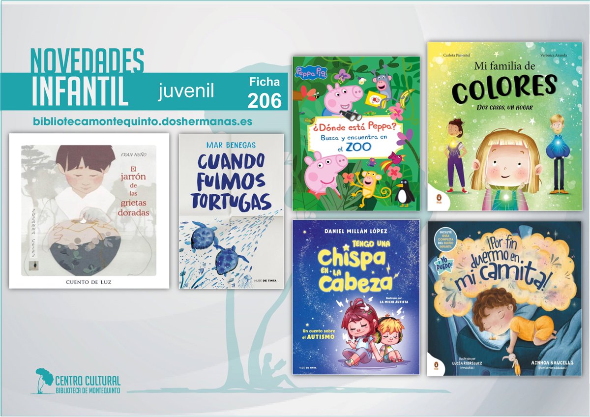 Biblioteca de Montequinto (Dos Hermanas) (@bibmontequinto) on Twitter photo 📚 Novedades literarias (Infantil-juvenil 206). Ya se encuentran a tu disposición en #BibliotecaMontequinto #DosHermanas las siguientes lecturas. 
📖 Reseña en nuestro blog: bibliotecamontequinto.doshermanas.es/biblioteca-de-…
💻 Consulta el catálogo de <a href="/BibMontequinto/">Biblioteca de Montequinto (Dos Hermanas)</a> accesible desde bibliotecaspublicas.es/montequinto/CO… 📚 Novedades literarias (Infantil-juvenil 206). Ya se encuentran a tu disposición en #BibliotecaMontequinto #DosHermanas las siguientes lecturas. 
📖 Reseña en nuestro blog: bibliotecamontequinto.doshermanas.es/biblioteca-de-…
💻 Consulta el catálogo de <a href="/BibMontequinto/">Biblioteca de Montequinto (Dos Hermanas)</a> accesible desde bibliotecaspublicas.es/montequinto/CO…