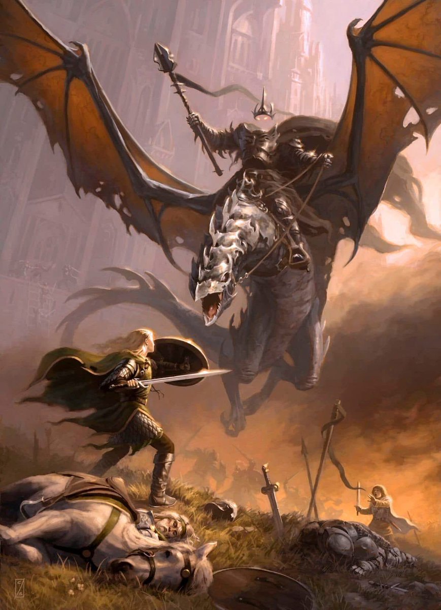 Eowyn &amp; the Witch King
 By Craig Spearing