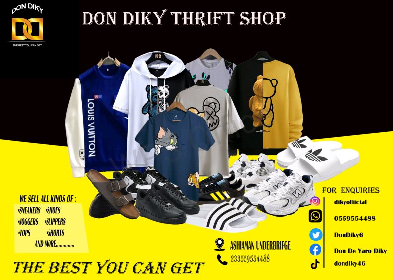 DonDiky6's tweet photo. I sell quality and affordable THRIFT SNEAKERS.
CONTACT : 0559554488 https://t.co/jWTAfPTOko