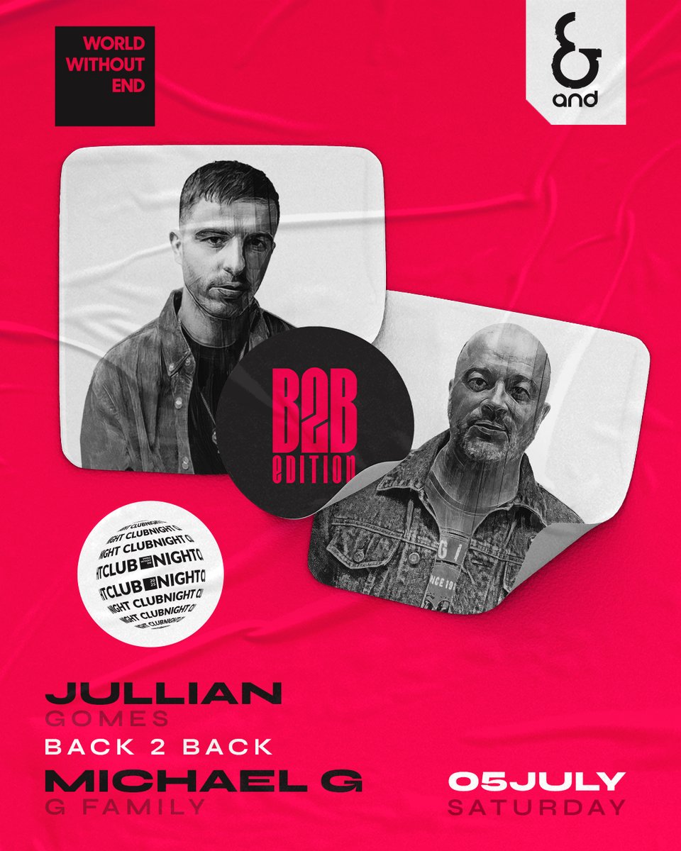 wrld_withoutend's tweet image. Two generations of G.Family in conversation—Michael G. B2B Jullian Gomes. An intergenerational set from the crew instrumental in shaping South Africa’s underground deep house identity.
World Without End Club Night — 5th July, And Club. 
howler.co.za/CLUBNIGHT-JULY5
