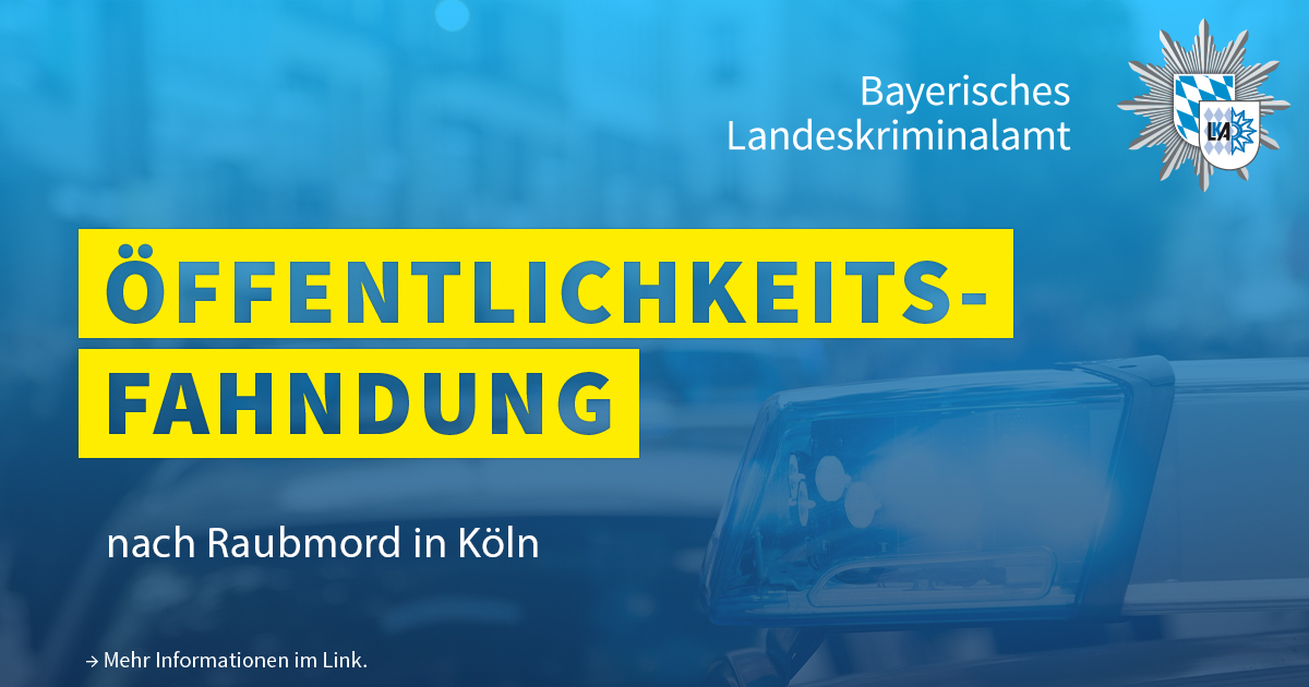 🚨 Am 08.10.24 wurde ein Mann in Köln von Einbrechern getötet.

🌐 Bilder &amp; alle Infos:
bka.de/oeffentlichkei…

ℹ️ Hinweise an die Polizei Köln
☎️ unter 0221 2290,
📨 per Mail an MK_FINK.Koeln@polizei.nrw.de
oder jede andere Polizei.

☝️ Keine Hinweise unter dem Beitrag!

<a href="/bka/">Bundeskriminalamt</a>