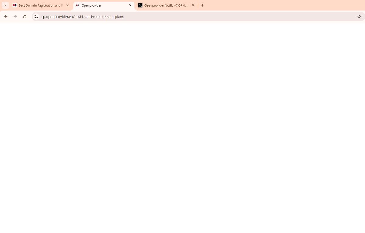 stanvdmaarel's tweet image. Hi @OPNotifications  quite annoying when you want to upgrade your account and all your&apos;re getting is a white screen.