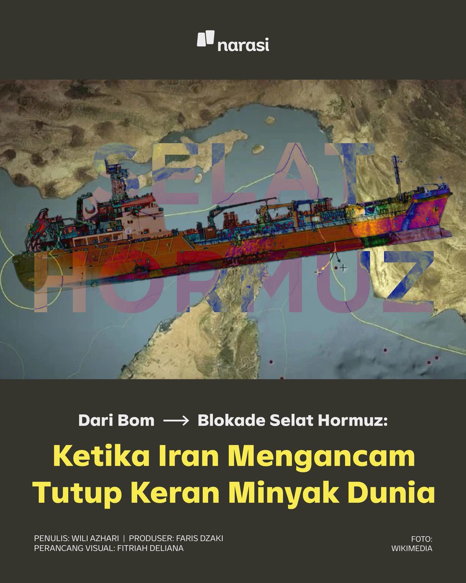 Amerika Serikat (AS) sampe minta China buat bujuk Iran biar enggak menutup perairan di Selat Hormuz.

Emang apa, sih, dampaknya? Lalu, gimana dengan kapal pengangkut minyak mentah milik Pertamina? 

| Narasi Daily