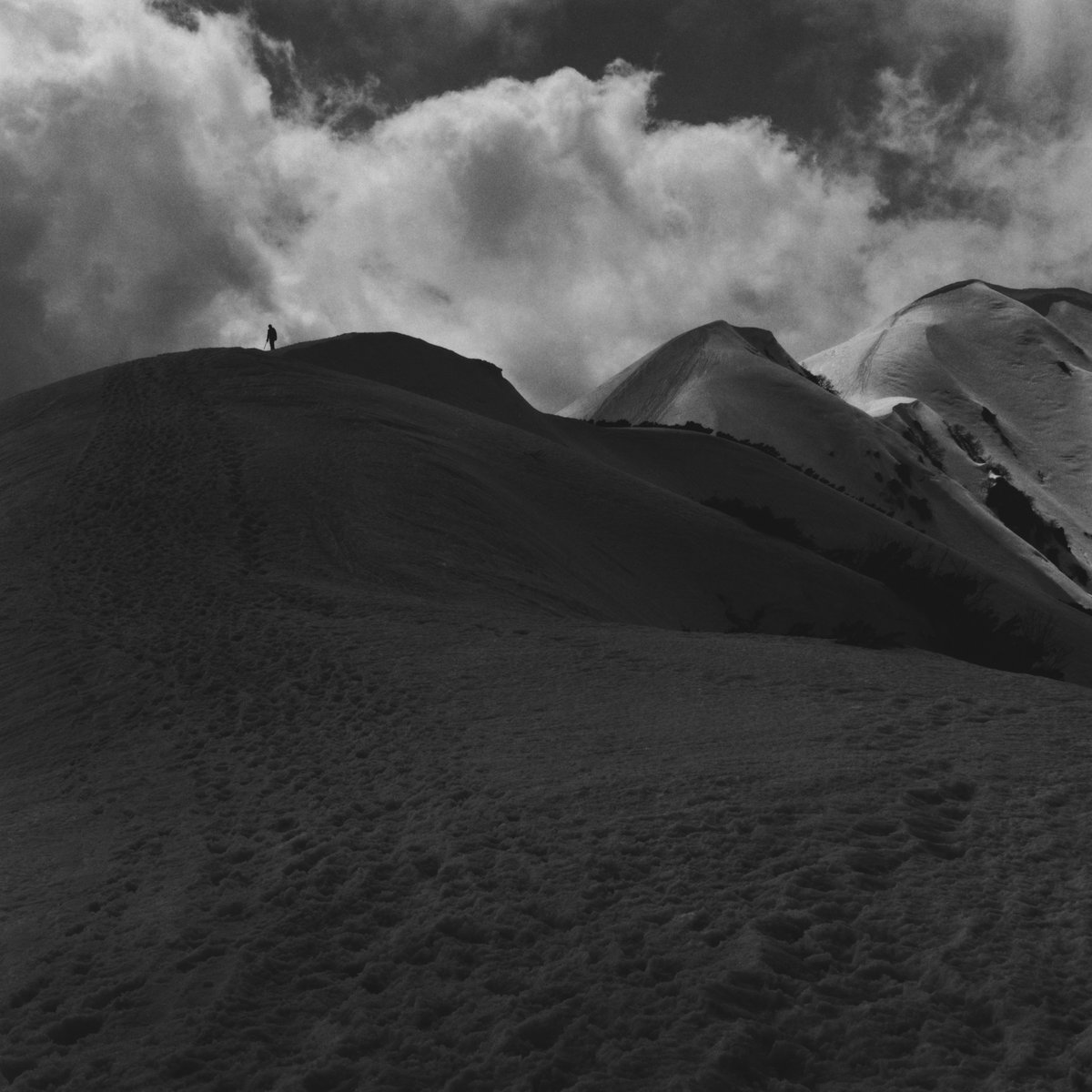 山岳独行（新室堂乗越）(printed)