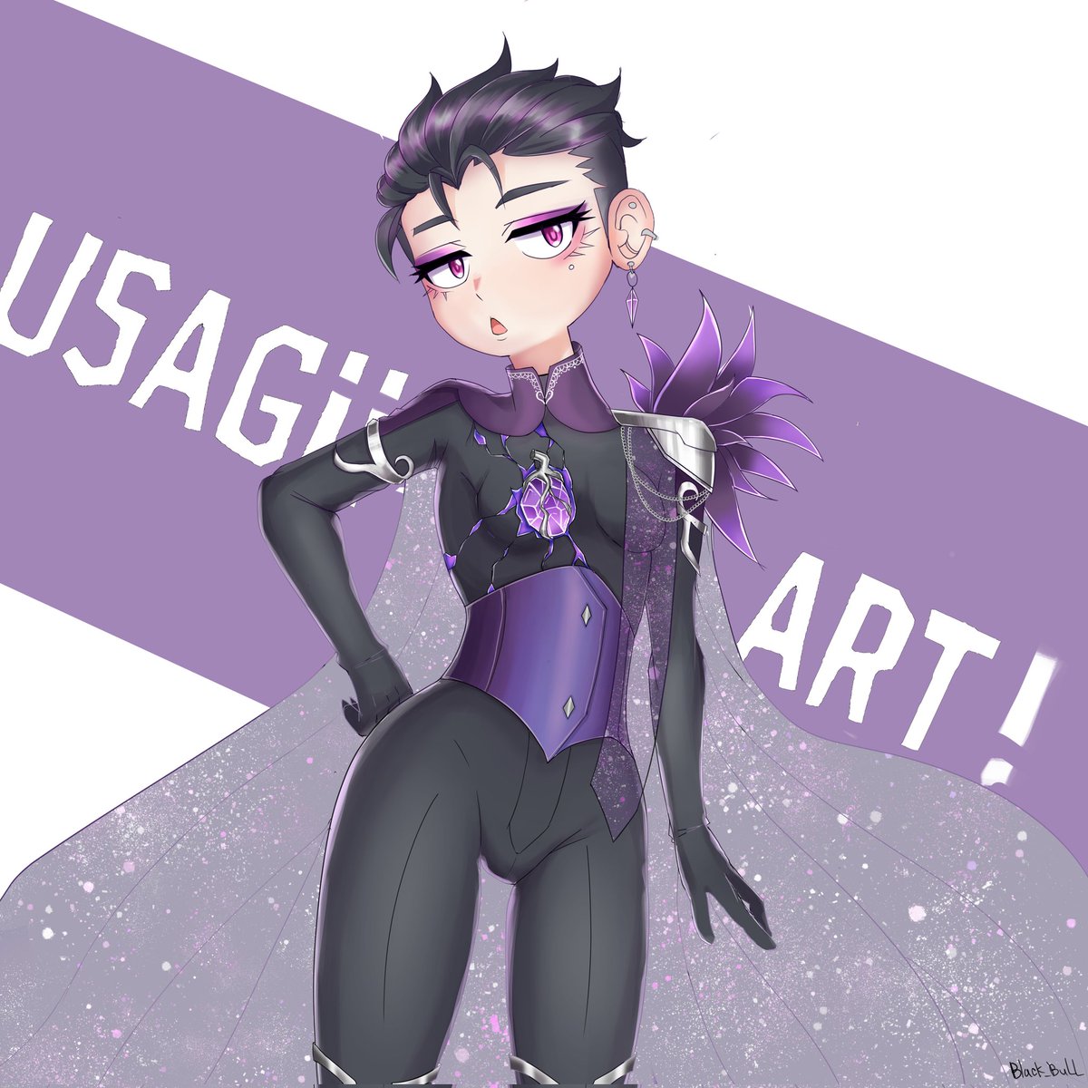 back_bull_arts's tweet image. A small present 🎁 for a great artist and a beautiful person @usagiiart thanks for your kindness and support ! #fanart #digitalart #digitalillustration