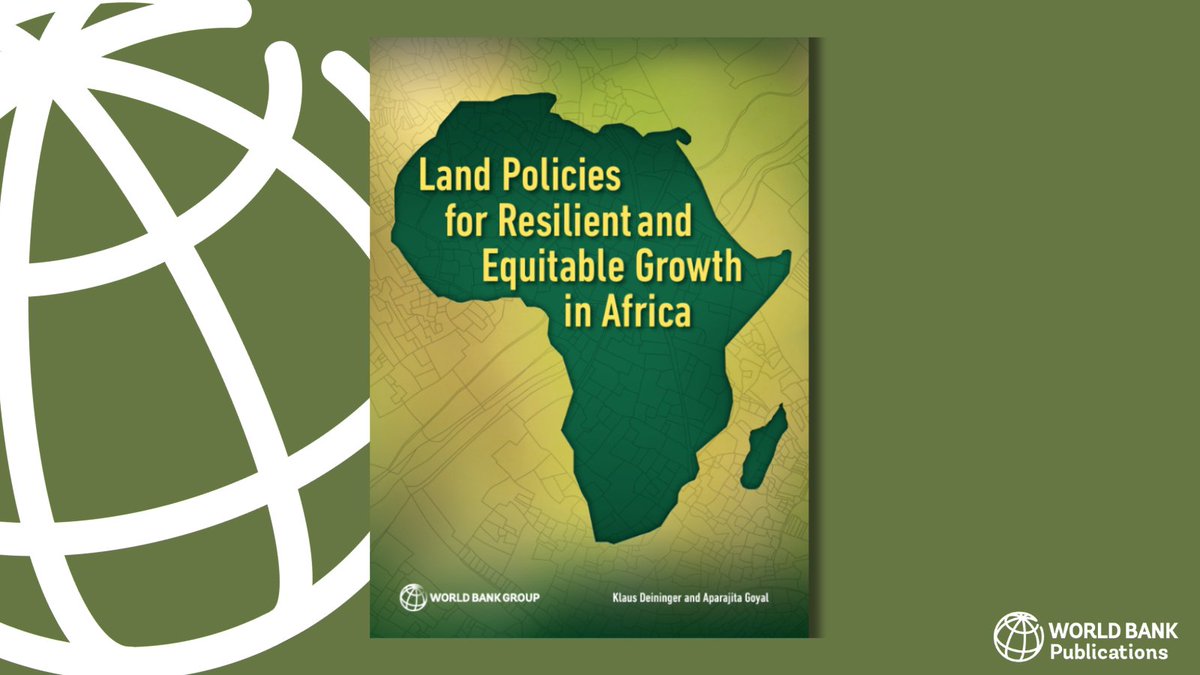 The potential of urban property taxation for domestic revenue mobilization is vastly underutilized. 

Taxing #Africa’s urban property could generate annual revenue of US$ 60 billion in a way that is progressive and efficient: wrld.bg/mEZl50RuutS

#LandPolicy
