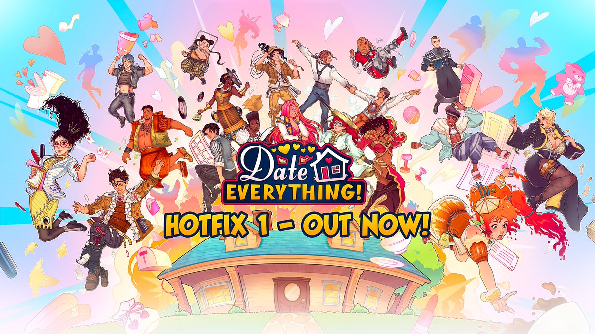 Team17 (@team17) on Twitter photo We've just released Hotfix Patch 1 for <a href="/DateEverything/">Date Everything!</a> on Steam, PS5 & Xbox Series! ๐
๐ Date-a-dex scrolling sound effect fix
โ
Hate Everything achievement fixes
โ And more bug fixes!
Read more about Hotfix Patch 1: ๐
store.steampowered.com/news/app/22013โฆ We've just released Hotfix Patch 1 for <a href="/DateEverything/">Date Everything!</a> on Steam, PS5 & Xbox Series! ๐
๐ Date-a-dex scrolling sound effect fix
โ
Hate Everything achievement fixes
โ And more bug fixes!
Read more about Hotfix Patch 1: ๐
store.steampowered.com/news/app/22013โฆ