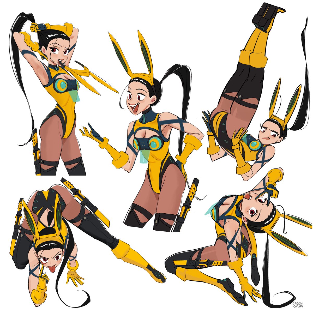 Noah project- Rabbit character sheet.