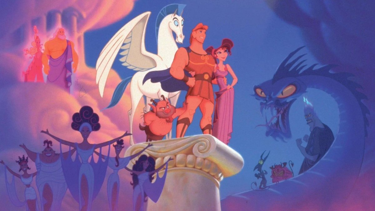 DisneyReact's tweet photo. 🎂 Hoy también se cumplen 28 años del estreno de #Hercules, el clásico número XXXV de Walt Disney Animation Studios ⚡💪🏼 https://t.co/WjWHaNGuWP